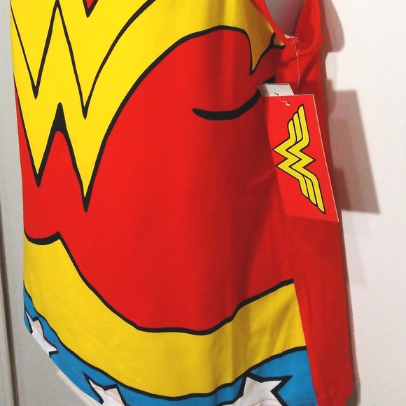 NWT - OFFICIAL LICENSED WONDER WOMAN HALTER TOP - Picture 2 of 7